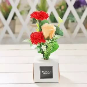 쁘띠 카네이션 플라워박스 레드 어버이날 꽃다발 선물/스승의날/꽃/포장/학예회/졸업식/꽃선물/개업/승진