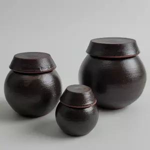 미니어처 옹기 각달항아리 단지 소중대 3p세트 장식소품 인테리어소품 소품 선물 옹기소품