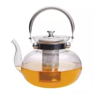 스텐차망 유리 주전자1000ml 유 W 티포트 유리티포트 유리주전자 유리포트 티주전자