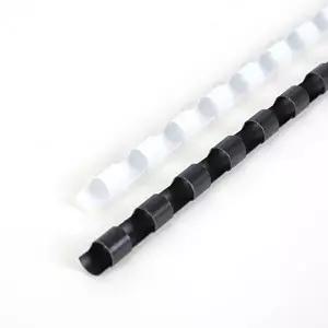 서류스프링 플라스틱링 6mm 100개 2P 사무 문서 제본 스프링