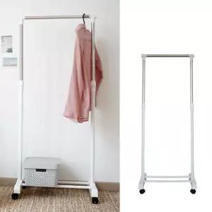 공간 활용 높은 긴옷 수납 높이 조절 가능 이동 행거 의류매장용행거 의류용행거 1단스탠드행거