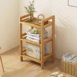 다용도 수납선반 원목 대나무 조립식 정리대 2단 3단 선반 베란다선반 화분선반 조립식선반