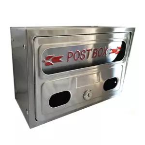 가정용 스텐 포스트박스 우체통 우편함 소형 포 사각우체통 스텐우편함 아파트 금속우체통