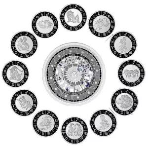 별자리 수호신 주화 생일 기념 동전 은화 기념품