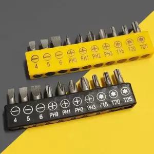 드라이버 비트 세트 일자 십자 별드라이버 10P WECA944