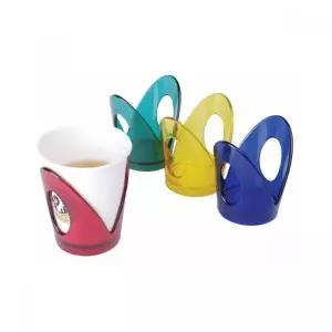 [핫트랙스]컵받침 HOT4 4개입 종이컵홀더 핫홀더(WFFG2XX)