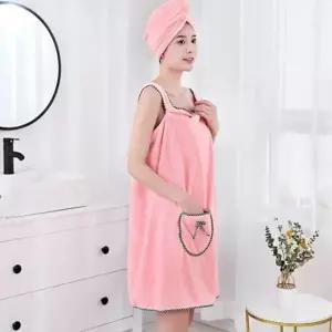 극세사 샤워 가운 터번 다용도