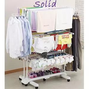 프리미엄 솔리드 6단빨래건조대-화이트 스텐드 베란다빨래건조대 6단빨래건조대 빨래건조대