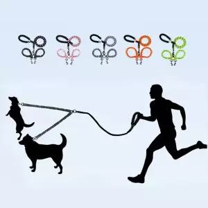 강아지 밴딩 듀얼 리드줄 산책 외출 목줄 두마리 애견용품 강아지산책줄 자동애견목줄 강아지산책리드줄