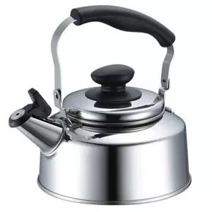 키친플라워 인덕션 주전자 스텐 휘슬 물 1.7L 인덕션주전자 물주전자 스텐티팟 스텐포트