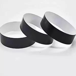 컬러 팔찌 블랙 일회용 1세트 10PCS 놀이공원입장권 WED0EB1