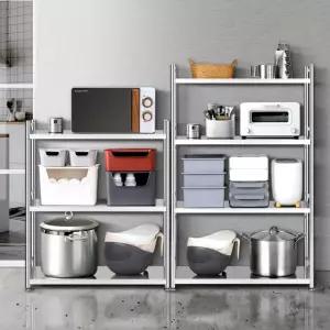 올스텐선반 750 다용도 팬트리미니 사다리 수납선반장 철제선반 조립식앵글 베란다선반 렉 앵글선반