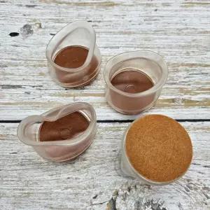 실리콘의자발캡 4P 1세트 원형 특대 완전투명/패드/의자/깔끔한/다리/다용도/마루/방지/커버/체어/슈즈