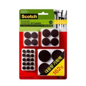3M 스카치 층간소음방지 마루보호패드 SP847 밸류팩/발싸개/보호/가구/소음/패드/의자/깔끔한/다리/다용도