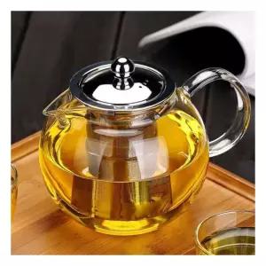 내열 유리주전자 티포트 950ml 스텐거름망 티팟 뚜껑 티메이커 차포트 티주전자 유리티포트 찻주전자