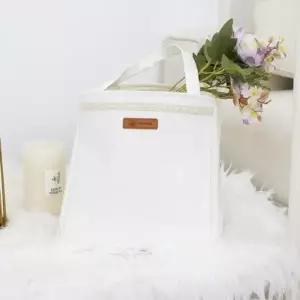 린넨 도시락가방 보냉백 보냉파우치 아이스백