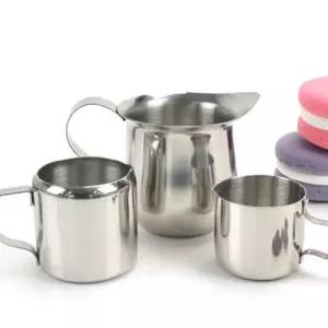 스텐샷잔 스팀피쳐 라떼아트 밀크저그 소스용기 0.24L/커피/바리스타/필수품/내열유리/에스프레소/샷잔