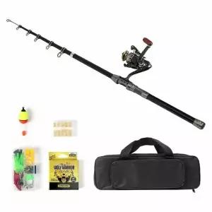 스피닝릴 루어낚시용 경량 카본 낚싯대 콤보 세트