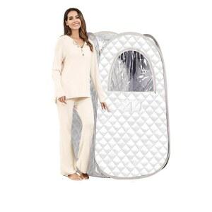 사우나 이동식 가정용 반신욕조 디톡스 가정용사우나 홈사우나 찜기 찜질장 편백나무욕조