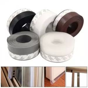 대용량10미터 방풍 방한 실리콘 틈새바람막이 테이프 문틈 창문틈 외풍차단 고무패킹 문풍지