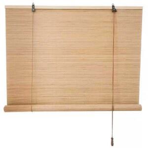 대나무발 전통 레트로 가림막 집 식당 일식당 현관 한옥 발 우드 롤스크린 그림