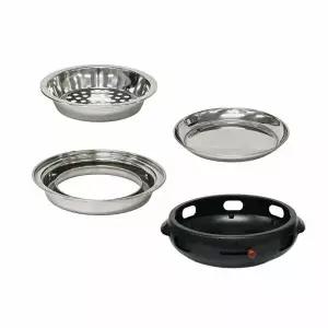 업소용 원형 양은 숯불화로대 세트 캠핑 바비큐