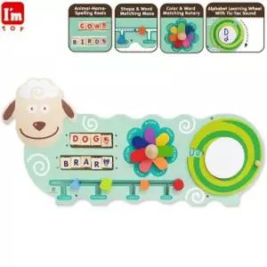 아임토이 I77531 액티비티 벽걸이 양/학교/어린이집/블럭쌓기/노인인지놀이/도형/원목/퍼즐/역할/놀이/모양