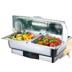 업소용 밧드 음식 전기 차핑기 워머기 304 뷔페 보온기 반찬 중탕기 워머
