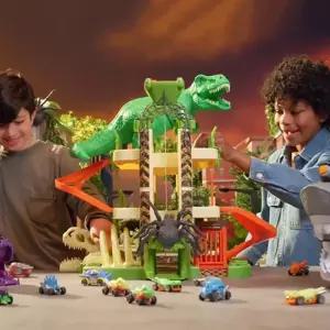 교통놀이 다이노 몬스터 주차타워 자동차 1대/교통/장난감/놀이/게임/유아동/놀잇감/선물/키즈/모형/어린이