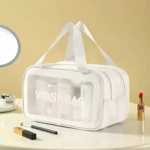 ( )수영 가방 화이트 방수파우치 메쉬 드라이백 PVC