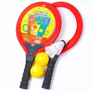 빅민턴(소)/놀이/실내/놀잇감/소프트/안전/아이/게임/던지기/장난감/완구/공/볼/배드/민턴/어린이/초등