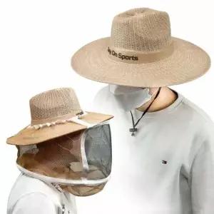 벌초 낚시용 분리형 말벌 방충 망사 모자