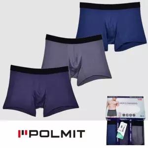 [HS라이프]남자팬티 드로즈 남성속옷 사각 빅사이즈 부드러운 착용감 팬티 3매입 0005rf