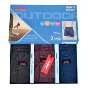 [HS라이프]남자팬티 드로즈 남성속옷 사각 남성팬티 남자 기능성 3매