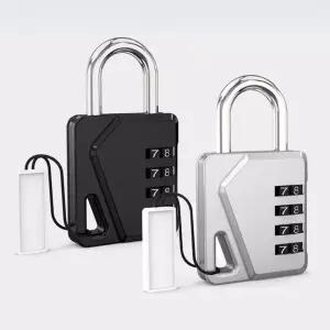 네임텍 자물쇠 창고 다이얼 대문 4 열쇠 매장 번호키