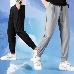 여름용 남성 쿨 메쉬 스판 트레이닝 조거 팬츠