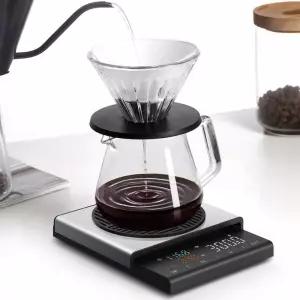 핸드드립 바리스타 저울 물vs커피 원두 비율 자동측정/휴대/음식/요리/조리/가정/카페/전자/무게/측정/기기