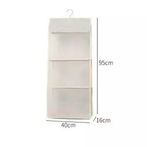 가방 옷장 핸드백 3단 정리 부직포 행거 접이식