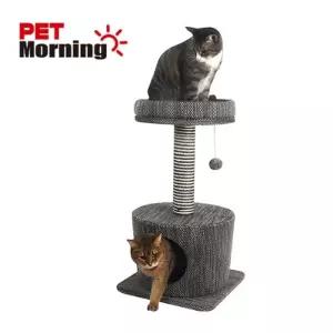 2단 일자형 직조 캣타워/켓/타워/고양이/놀이/터/기구/소형/실내/가정/용/ZOT/ZPT/XKDNJ