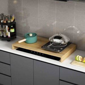 인덕션 거치대 가스레인지 프레임 호환 덮개 50x40 화구 가정용 단일 케이스 띄움 받침대 백색