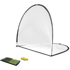 네트, 골프공, 런치 패드, 티가 포함된 SKLZ 홈 골프 드라이빙 레인지 키트