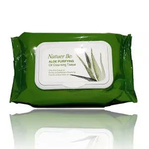 네추어 비 알로에 퓨리파잉 오일 클렌징티슈 60매