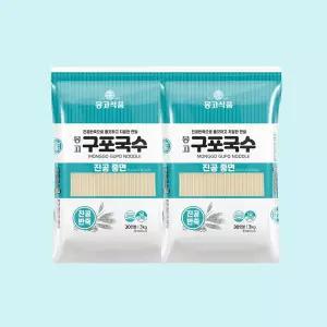 [몽고식품] 몽고구포국수 중면 3kg x 2개
