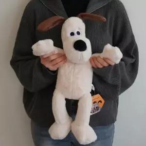 ( )KC 그로밋 인형 큰 대형 40cm 월레스와그로밋 강아지 캐릭터 부드러운 동물 봉제 안고자는 선물