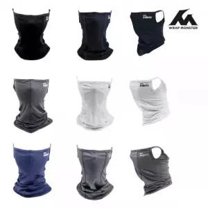 랩몬스터 쿨 스포츠마스크/후드형 햇빛가리개 UV 자외선차단 냉감 페이스 커버 골프 마스크