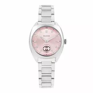 [구찌] 구찌 YA142511 (796858 I16F0 8591) 인터로킹 G 다이아몬드 여성 메탈시계