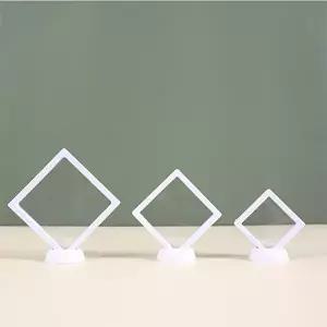 악세사리 필름 액자 케이스+받침 화이트 중 굿즈 전시 (KYR-WEBBF85)