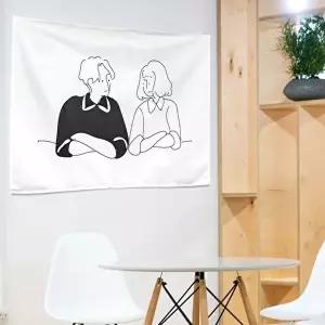 대형 패브릭 포스터 바라보기 S (KYR-WC54AD5)