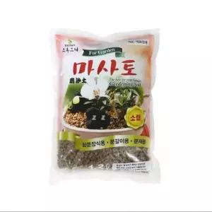 [콩심팥심]12개 6779 초록스타 소립 1.2L 마사토 분재 화분 모래