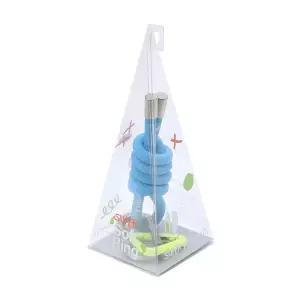 헤지스 HAZZYS 연블루 트위스트 키링 겸 참장식 HILG4FH93B1